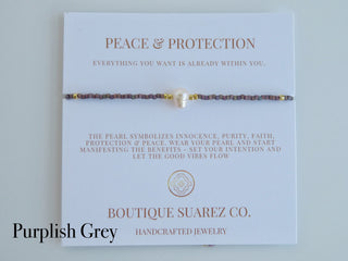 Manifest Peace - Pearl Bracelet