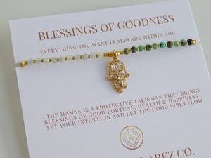 Kira Hamsa Bracelet - Blessings of Goodness