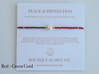 Manifest Peace - Pearl Bracelet