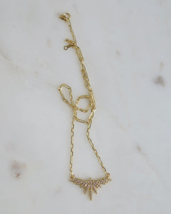 Diamond Angel Wings Necklace