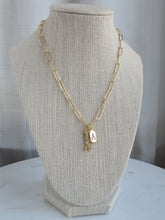 Load image into Gallery viewer, Love &amp; Initial Tag Necklace - Clip Chain