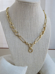 Louvre Extension Link Chain Necklace - add your own pendant