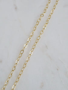 Flat Cable Chain Link 23G - “Add a Charm Cluster Necklace”