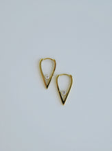 Load image into Gallery viewer, Rina Diamond Hoops