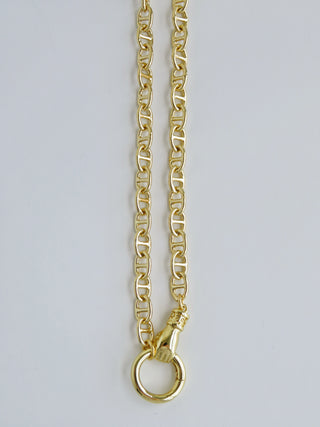 Mariner Hamsa Charm Holder Necklace - add charms