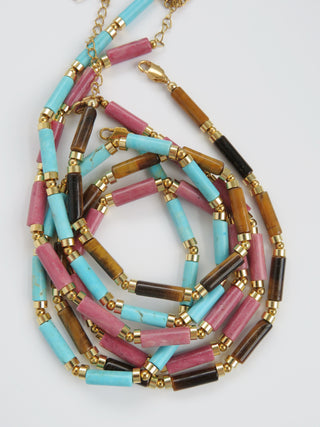 Orla Crystal Tube Necklace