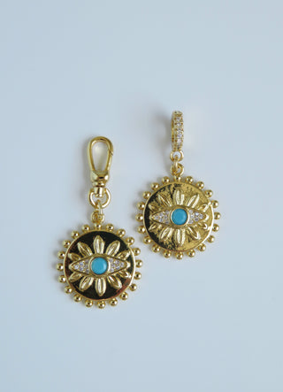 Turquoise Eye - Evil Eye Charm on Clasp