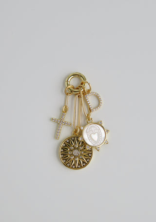 Sacred Heart Charm Cluster