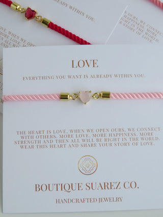 Petite Heart Bracelet - Love