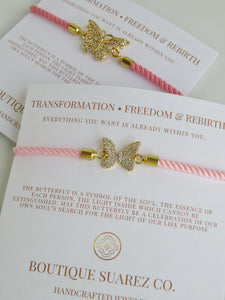 Beatrice Small Butterfly Bracelet - Transformation • Freedom • Rebirth