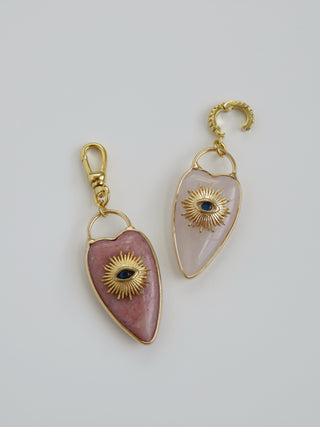 Galina Crystal Evil Eye Heart Sun Charm