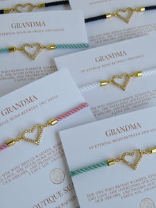 Beatrice Grandma Bracelet - Heart