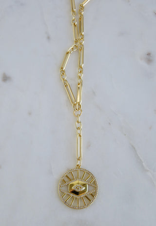 Diamond Celestial Evil Eye - Figaro Extension Link
