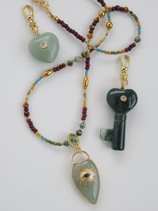 Crystal Heart Charm