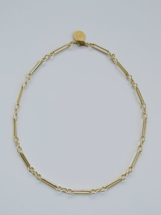 Best Selling Charm Link Necklace - Mixed Link Figaro Necklace - add hinged clasp charms