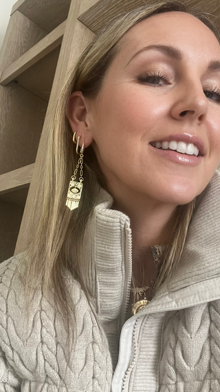 Evil Eye Goddess Earrings