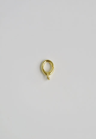 Charm Enhancer Hinged Clasp 14.5mm Oval Push In Charm Holder Clasp Connector
