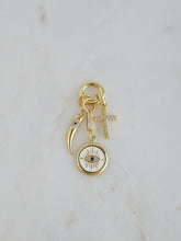 Load image into Gallery viewer, Divine Protection Evil Eye Cornicello Charm Cluster