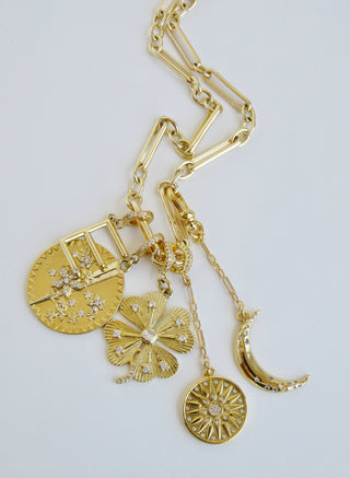 Celestial Hinged Clasp Chain Charms