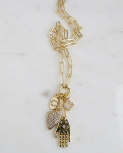 Personalized Luck. Love. Hope. Faith. Protection & Goodness - Clip Chain