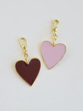 Load image into Gallery viewer, Enamel Heart Pendant on Swivel Clasp