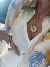 Load image into Gallery viewer, Celestial Evil Eye Good Luck Charm with Swivel Clasp