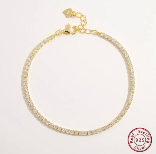 Dainty Diamond Tennis Bracelet