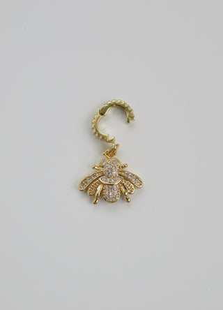 Butterfly & Bee Charm on Diamond Clasp