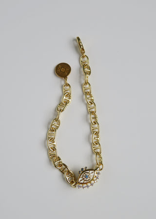 Soteria Gold Evil Eye Bracelet