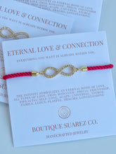 Load image into Gallery viewer, Beatrice Small Infinity Bracelet - Eternal Love &amp; Connection