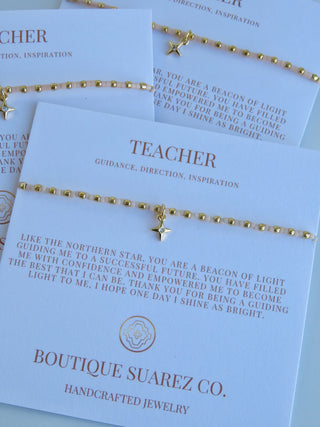 Ashlyn Teacher Bracelet - Guidance, Direction & Inspiration