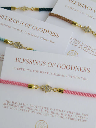 Petite Hamsa Bracelet - Blessings of Goodness