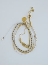 Load image into Gallery viewer, Jordyn Evil Eye - Beaded Wrist Stack