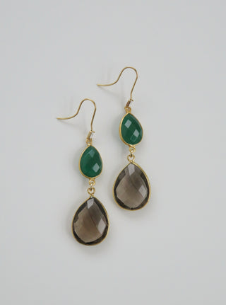 Topaz and Green Quartz Crystal Collection