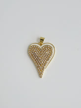 Load image into Gallery viewer, Diamond Enamel Heart Pendant