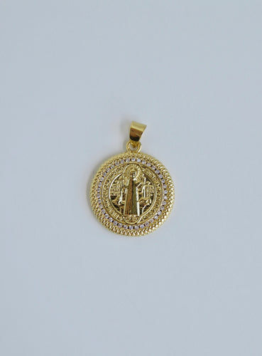 St. Benedict Diamond Pendant