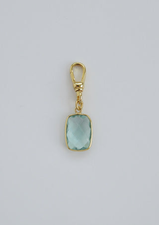 Faceted Crystals on Swivel Clasp