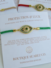 Load image into Gallery viewer, Beatrice Florette Evil Eye Bracelet - Protection &amp; Luck