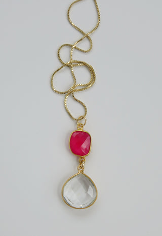Pink and Clear Quartz Crystal Collection