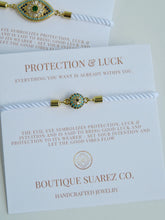 Load image into Gallery viewer, Beatrice Chania Evil Eye Ball Bracelet - Protection &amp; Luck
