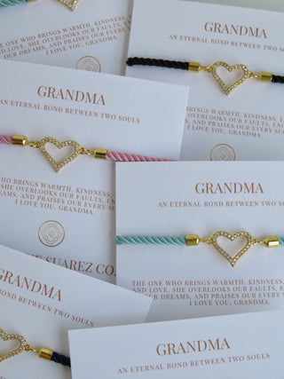 Beatrice Grandma Bracelet - Heart