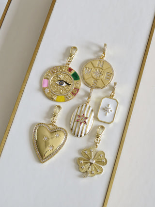 Big Love Celestial Heart Pendant on Swivel Clasp