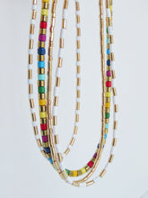 Load image into Gallery viewer, Stella Enamel Tube Necklaces