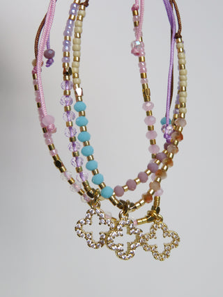 Love. Luck. Hope. Faith - Gisele Clover Bracelet