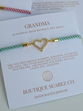 Load image into Gallery viewer, Beatrice Grandma Bracelet - Heart