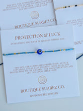 Load image into Gallery viewer, Evil Eye Bracelet - Protection &amp; Luck