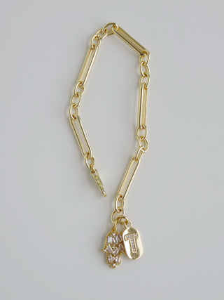 Protect Your Blessings Initial Bracelet