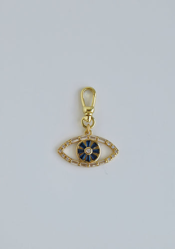 Royal Blue Evil Eye Charm with Clasp