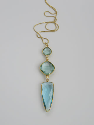 Blue Topaz and Apatite Crystal Collection