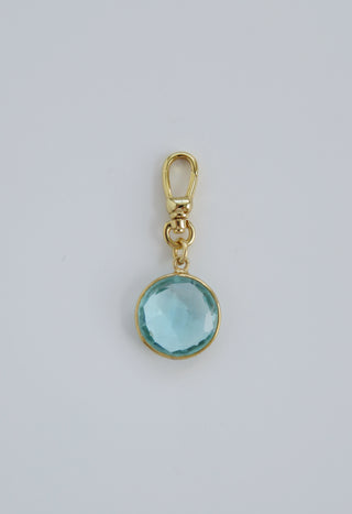 Faceted Crystals on Swivel Clasp